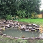 New slate pond